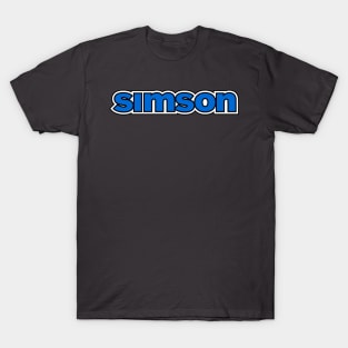 Simson logo (blue) T-Shirt